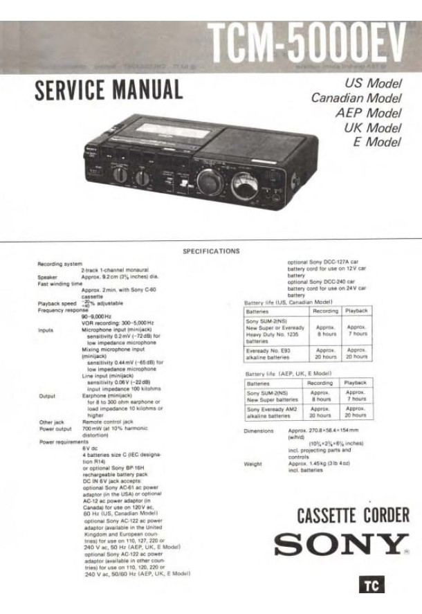 TCM-5000EV